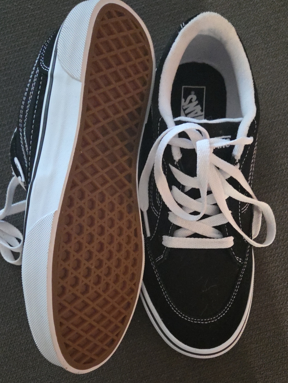 Vans Black and White Old Skool Skate Shoes